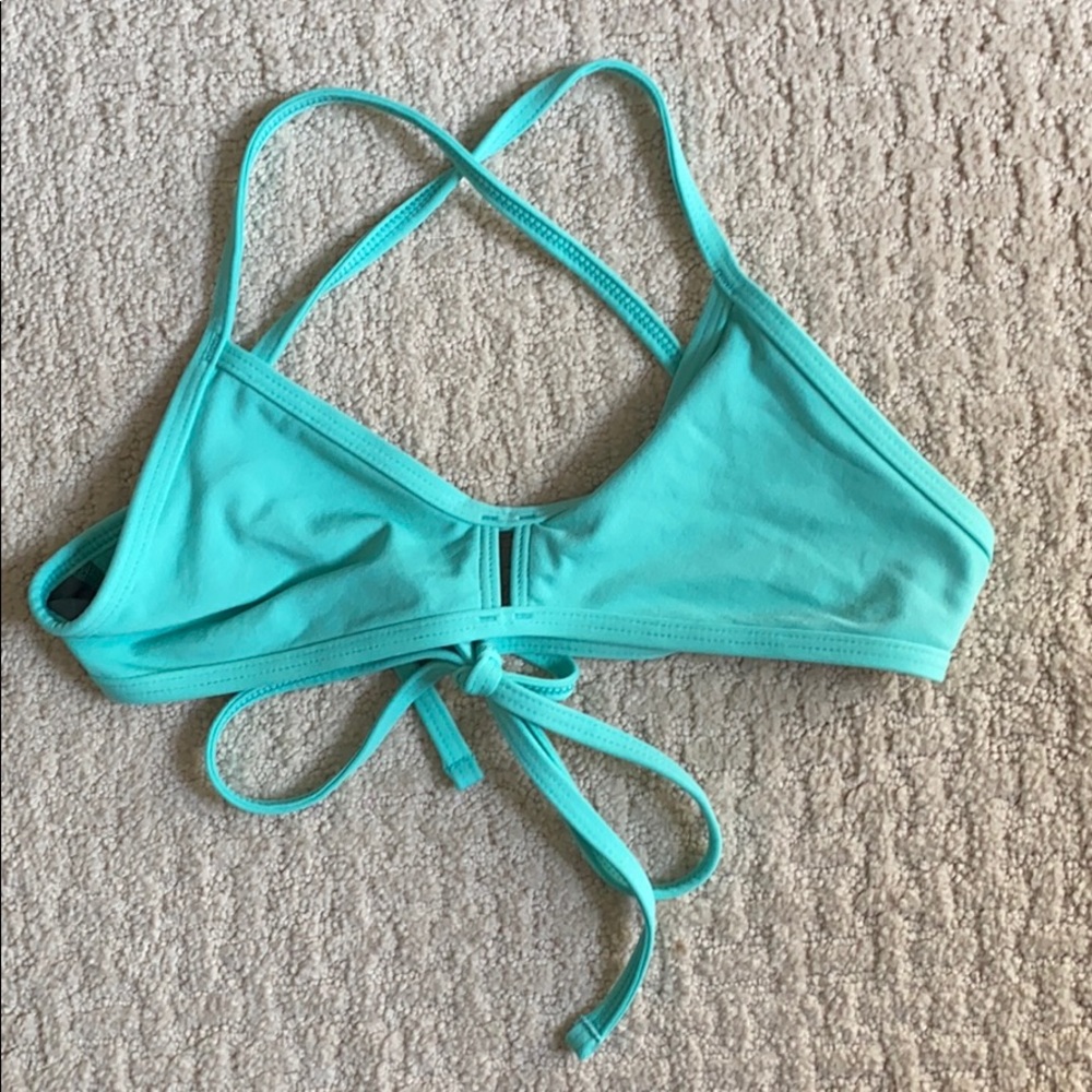 Sea foam green bikini top